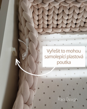 Načíst obrázek do prohlížeče Galerie, SAMOLEPÍCÍ POUTKA PRO PŘIŠNĚROVÁNÍ postýlkového mantinelu