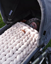 Načíst obrázek do prohlížeče Galerie, FUSAK do kočárku z bavlněné maxipříze