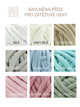 Načíst obrázek do prohlížeče Galerie, PLETENÁ ZÁTĚŽOVÁ DEKA