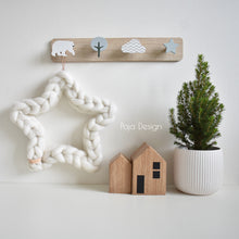 Načíst obrázek do prohlížeče Galerie, HVĚZDA pletená z merino vlny