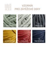 Načíst obrázek do prohlížeče Galerie, PLETENÁ ZÁTĚŽOVÁ DEKA - MINI
