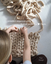 Načíst obrázek do prohlížeče Galerie, PLETENÁ ZÁTĚŽOVÁ DEKA - MINI
